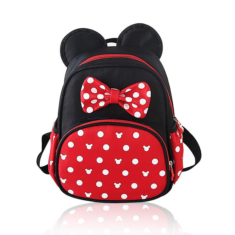 Voikukka Mini Backpack for Girls Toddler Bookbag Small Cute Kids Backpacks for Toddler Backpack Baby Daycare Bag Little Girl Backpacks Child Kindergarten Book Bags Mouse Toys Travel Accessories - Image 1